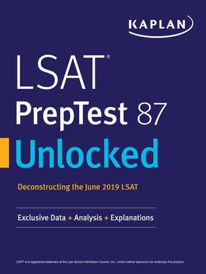 cover image of LSAT PrepTest 87 Unlocked